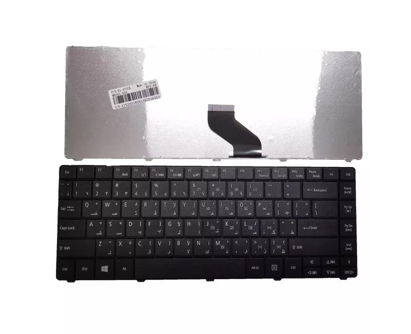 Acer E1-421 E1-421G E1-431 E1-431G E1-471 E1-471G Arabic AR keyboard - additional view 