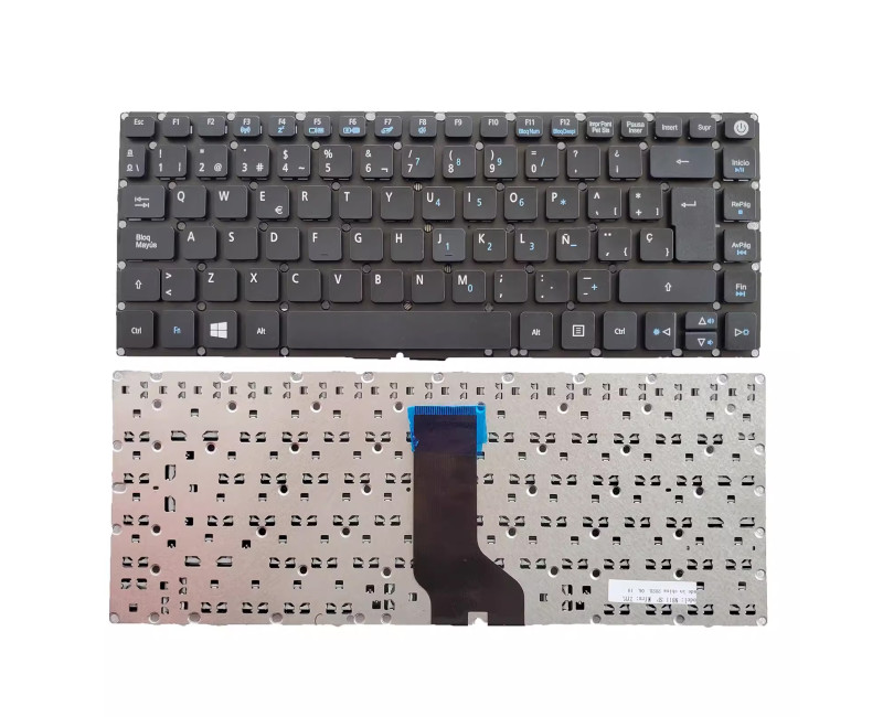 Acer E5-473 E5-473G E5-473G-561X -519T E5-473G-55WJ Spanish SP keyboard - additional view 