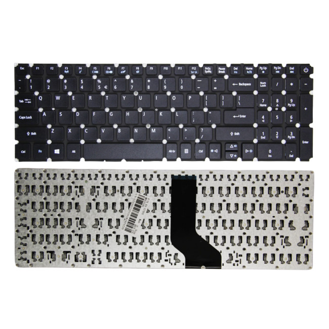 Acer E5-522 E5-523 E5-532 E5-552 E5-573 E5-574 black US keyboard blue function key OEM - main product image