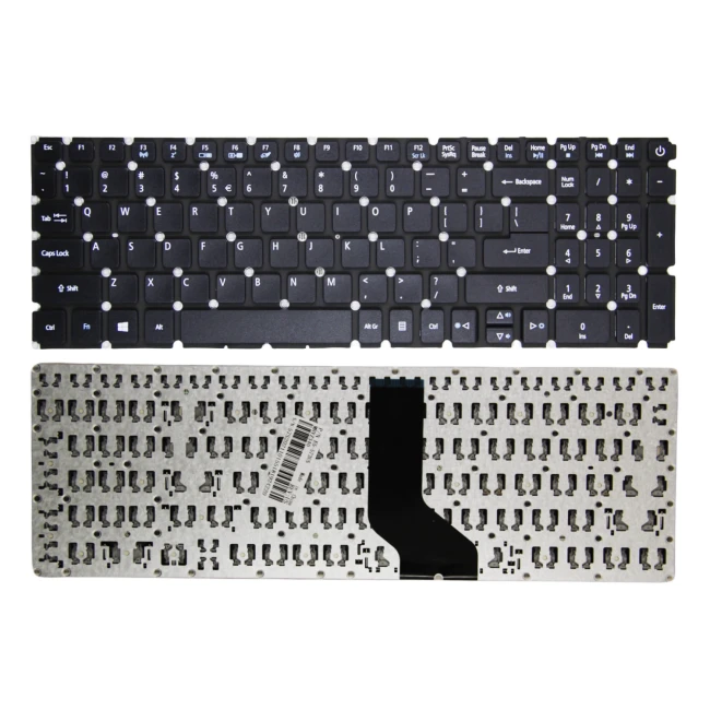Acer E5-522 E5-523 E5-532 E5-552 E5-573 E5-574 black US keyboard blue function key OEM - main product image
