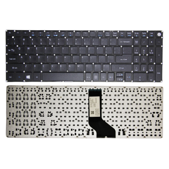 Acer E5-522 E5-523 E5-532 E5-552 E5-573 E5-574 black US keyboard blue function key original - main product image