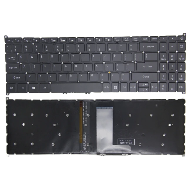 Acer Aspire 3 A315-56, A315-57, A315-57G, A315-58, A315-58G, A315-58S, backlit US keyboard original - main product image