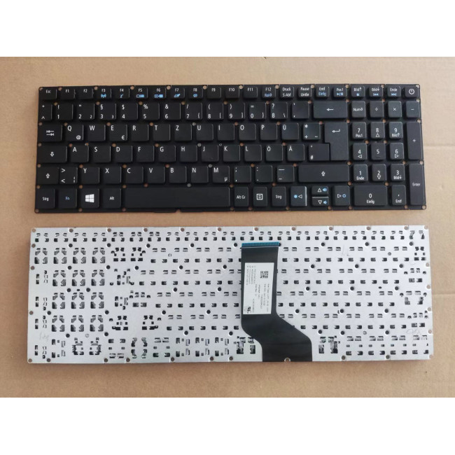 Acer F5-573, F5-571, F5-571G, F5-571T, F5-573G, F5-573T, German DE keyboard original - main product image