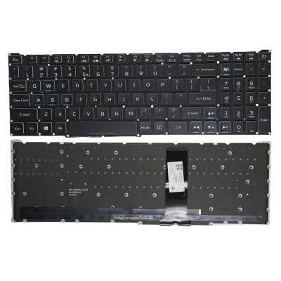 Acer AN517-53, AN517-54, AN517-41, PH315-53, PH315-54, PH317-54, blue wide backlit US keyboard