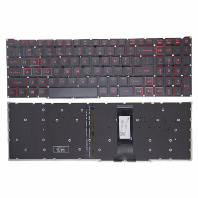 Acer Nitro 5 AN517-42 AN517-55 red wide backlit US keyboard