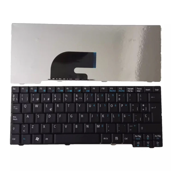 Acer ONE 531F 531H D150 D250 P531 ZG5 KAV60 black Spanish SP keyboard - main product image
