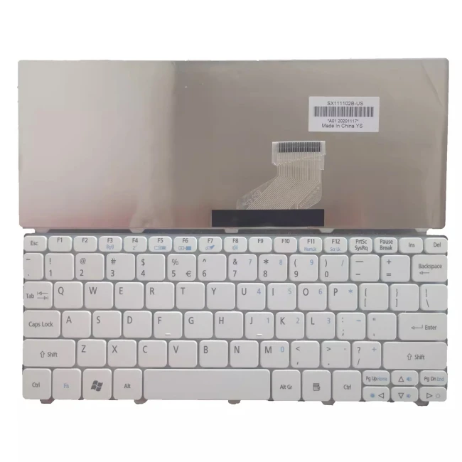 Acer One AOD255E AOD257 AOD260 AOD270 AOD271 white US keyboard - main product image