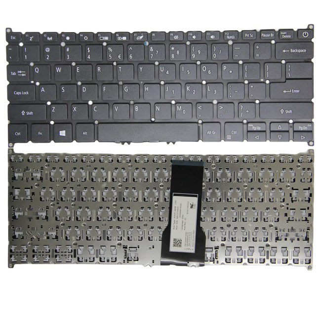 Acer S40-53, S40-55, A314-35-C3GV, N20C4, N20H2, N20H3, black power US keyboard - main product image