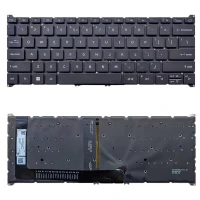 Acer Spin SP314-55N, SP514-51, SP514-51N, Vero 14 AV14-51, AV14-52P, black backlit US keyboard