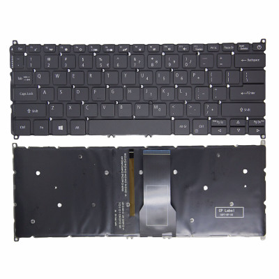 Acer Swift 1 SF114-31 SF114-34 black power backlit US keyboard