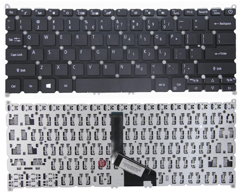 Acer Swift 5 SF514-51T, SF514-52 SF514-52T SF514-52TP, SF514-53T US keyboard OEM - additional view 
