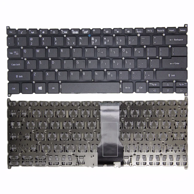 Acer S40-10 S40-20 S40-51 SF314-54G SF314-55G SF314-56 SF314-57G SF313-51 SF313-52 black delete US keyboard - main product image