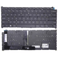 Acer Swift Go 14 SFG14-41, SFG14-42, SFG14-71, SFG14-72, SFG14-72T, SFG14-73, SFG14-73T, backlit US keyboard black