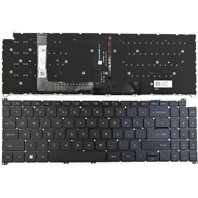Acer Swift Go 16 SFG16-71-75FJ, SFG16-71, N23C7, backlit US keyboard black