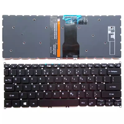 Acer Swift SF114-33 32, N17W6, SF314-43, A314-22, A314-35, N20Q1, black backlit US keyboard