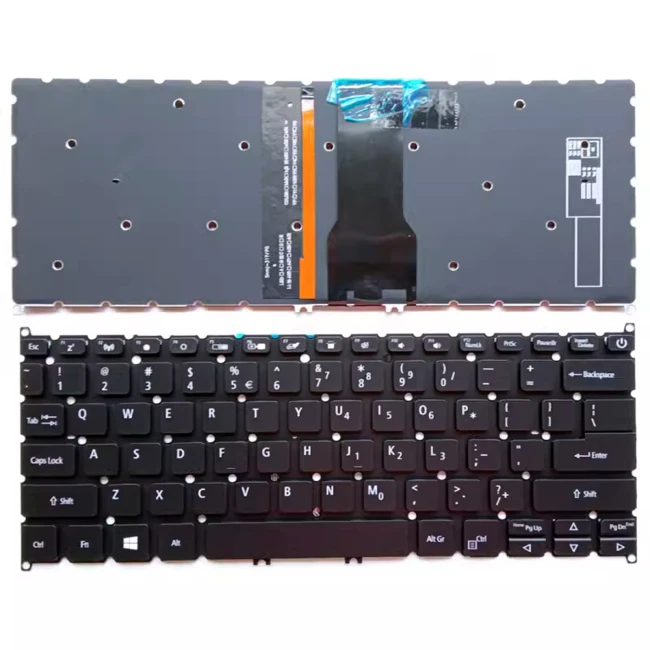 Acer Swift SFX14-41G, SF314-510G-517A, N20H3, SF314-511-75YS, 501B, N20C12, black backlit US keyboard - main product image