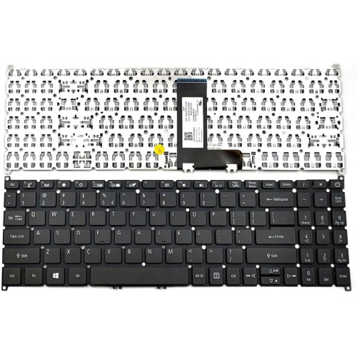 Acer SwiftX SFX16-51G, Aspire S50-51, S50-53, black US keyboard white Function keys - main product image