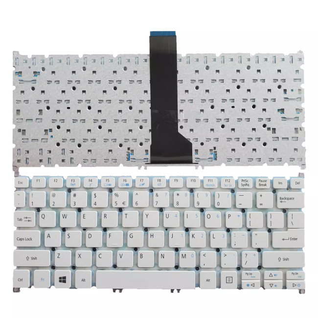 Acer V5-122 V5-122P V5-132 V5-132P V13 V3-371 white US keyboard - main product image