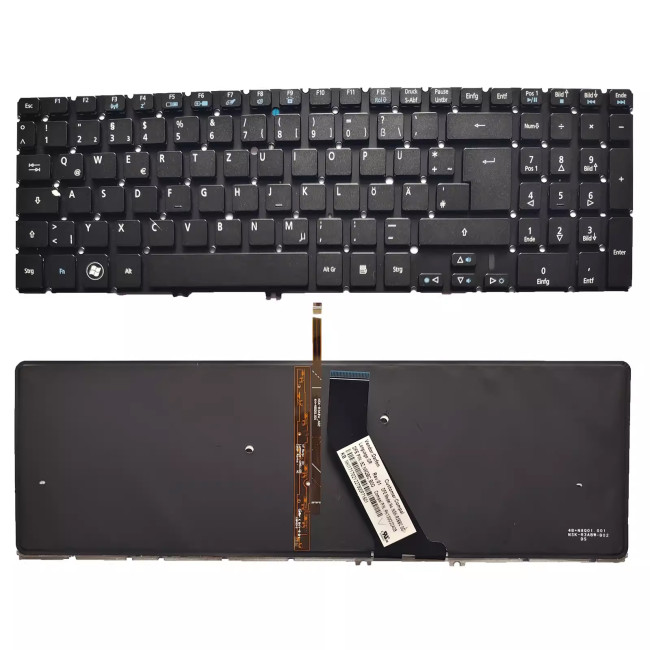 Acer V5-531 V5-551G V5-571 V5-571G V5-571P backlit German DE keyboard - main product image