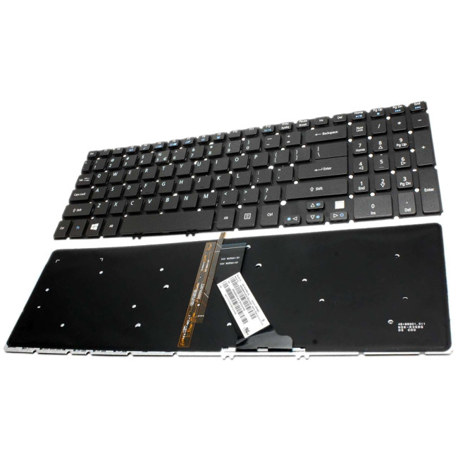 Acer V5-531, V5-571, V5-551, V5-552, V5-572, V5-573, V5-771, M3-581, M5-581, US backlit keyboard - main product image