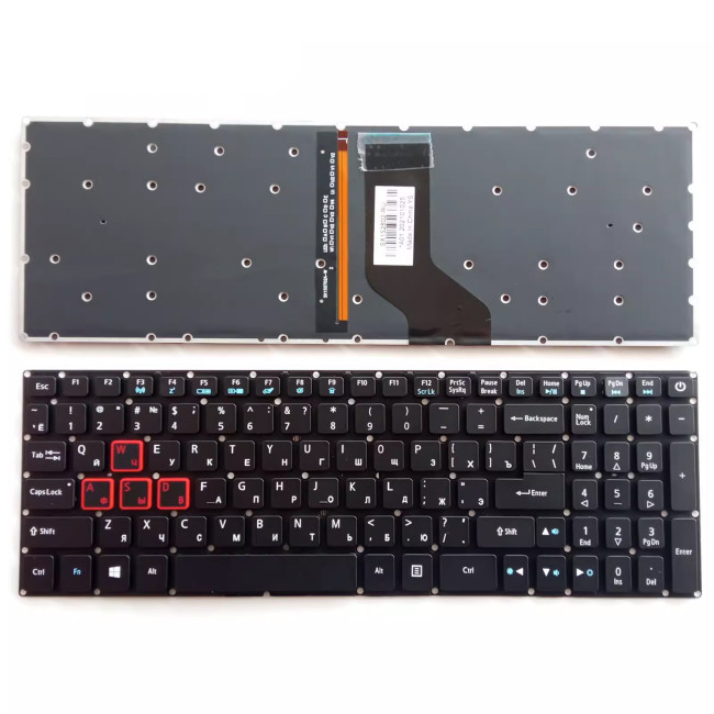 Acer VN7 571G 591G MS2391 MS2395 V5-573G 552G 572G backlit Russian RU keyboard - main product image