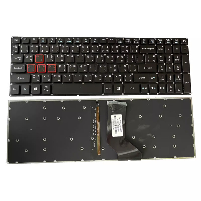 Acer VX 15 VX5-591 VX5-591G VX5-793 VN7-593G backlit Thai TI TA keyboard - main product image