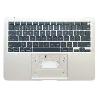 Apple MacBook Air 13" M1 A2337 2020, backlit US keyboard palmrest Space Silver