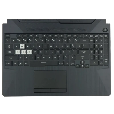 Asus FX506, FA506, RGB backlit US keyboard palmrest with Air outlet 90Wh