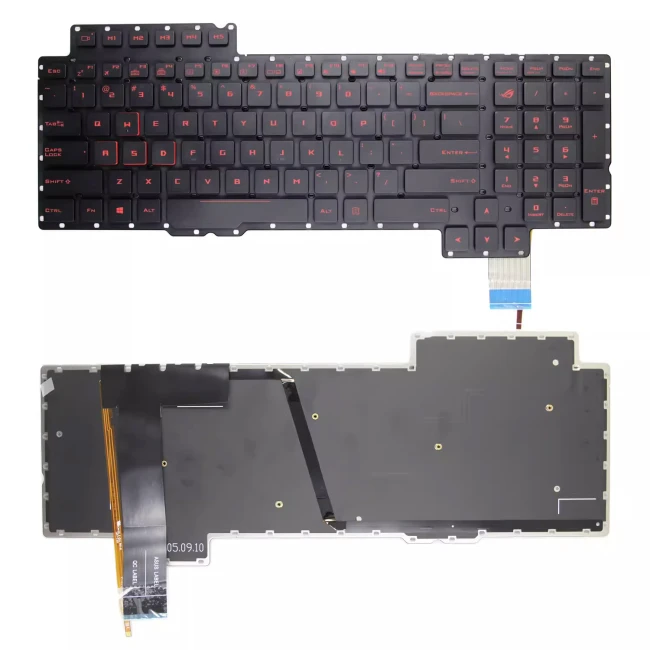 Asus G752 S6700 S6820 G752V G752VS GFX72V red backlit US keyboard - main product image
