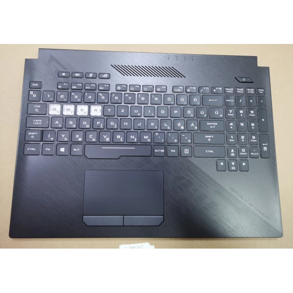 Asus GL504GM RGB backlit Hungarian HU keyboard palmrest 90NR00K2-R32HU0 - main product image