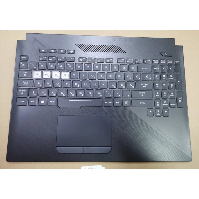 Asus GL504GM RGB backlit Hungarian HU keyboard palmrest 90NR00K2-R32HU0 - main product image
