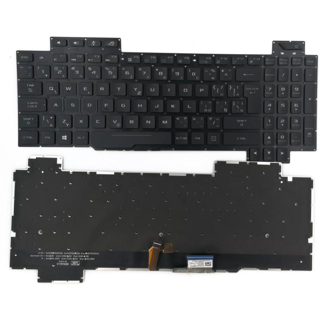 Asus GL703G GL703GS GL703GM backlit CS Czech CZ Slovak SK keyboard original - main product image