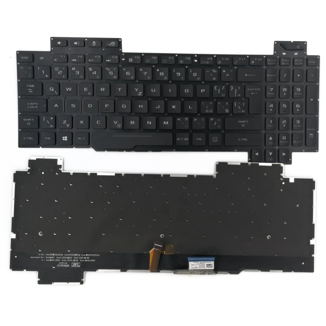 Asus GL703G GL703GS GL703GM backlit CS Czech CZ Slovak SK keyboard original - main product image