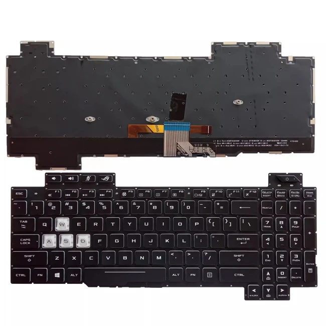 Asus GL704 PX554 S7C S7BS black backlit US keyboard - main product image