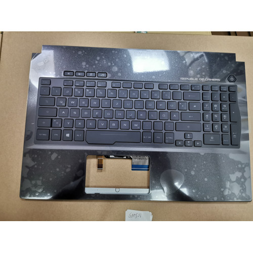 Asus GM501GM RGB backlit German DE keyboard palmrest 90NR00F2-R31GE0 - main product image