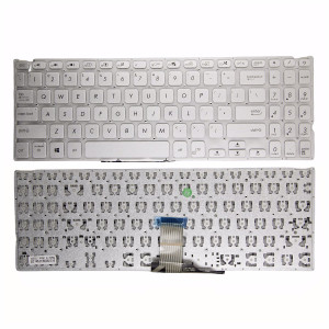 Asus S1500, S505, S509, S515, S516, S565, X1500, Y1511, silver US keyboard OEM