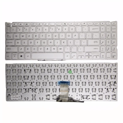 Asus X509, M509, FL8700, Y5200, X515, V5200, FL8850, M515, silver US keyboard OEM