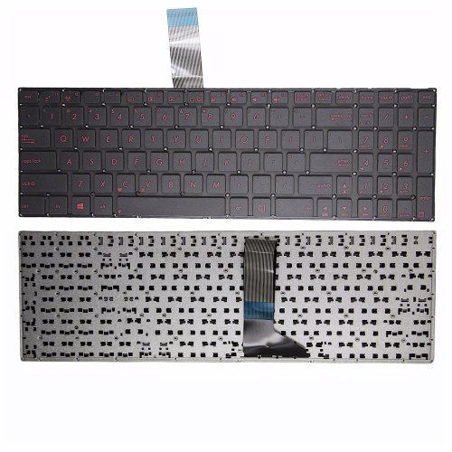 Asus P550 PRO500 PU550 W50 W508 VM580 W518 red US keyboard - main product image