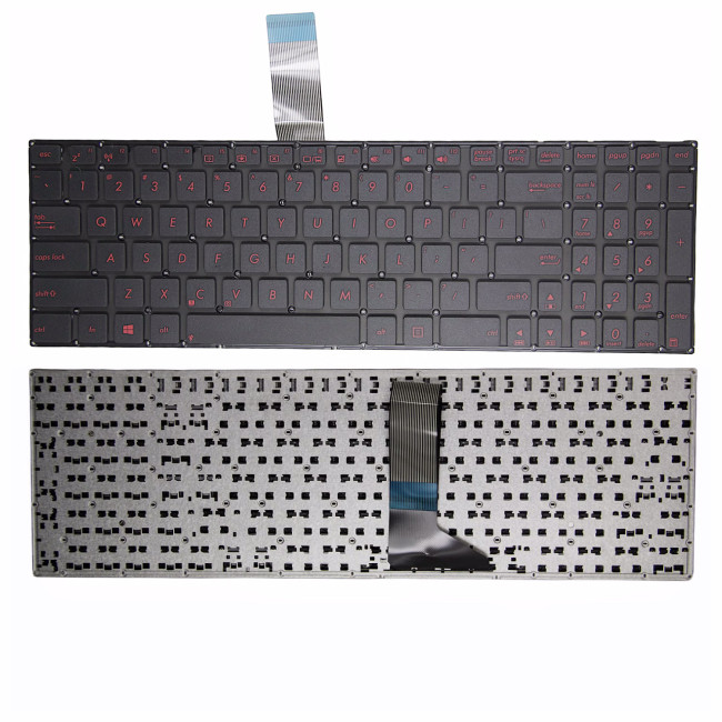 Asus P550 PRO500 PU550 W50 W508 VM580 W518 red US keyboard - main product image
