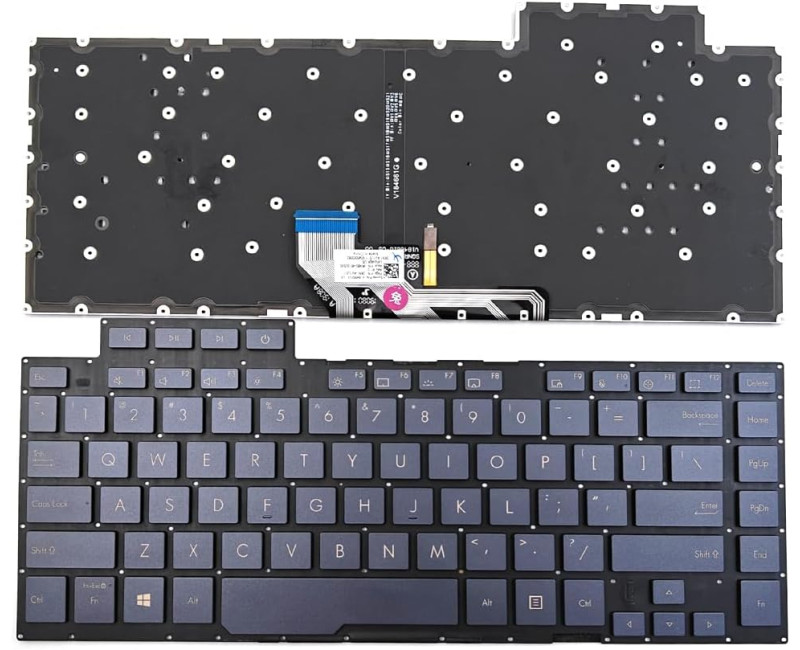 Asus ProArt StudioBook Pro 15 W500 W500G5T W500G5T-2I backlit US keyboard gray