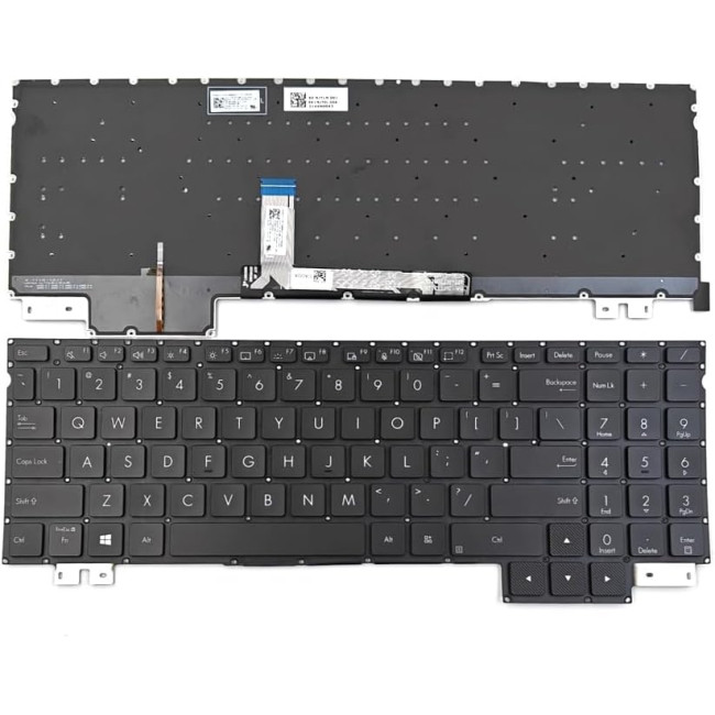 Asus ProArt Studiobook 16 H5600 W5600 H7600 W7600 backlit US keyboard - main product image