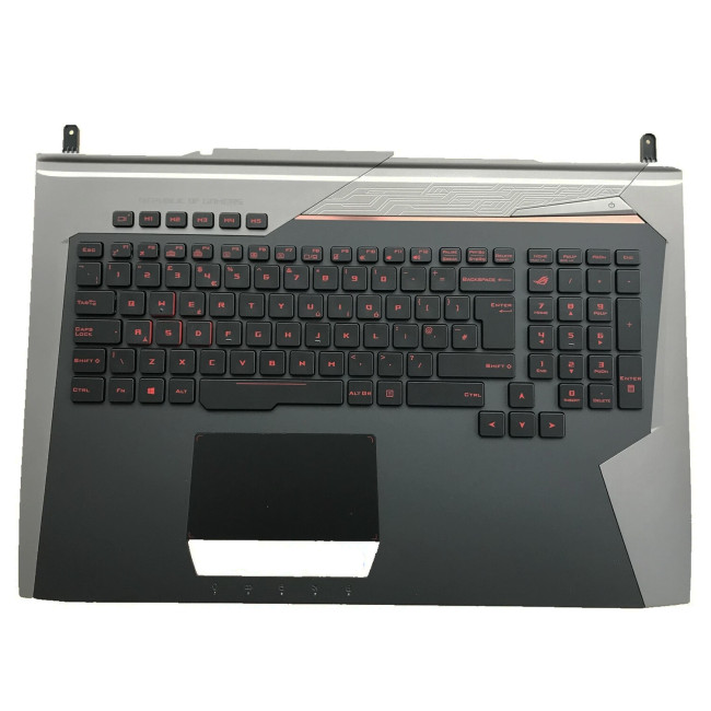 Asus ROG G752VL G752VM G752VT backlit UK keyboard palmrest - main product image