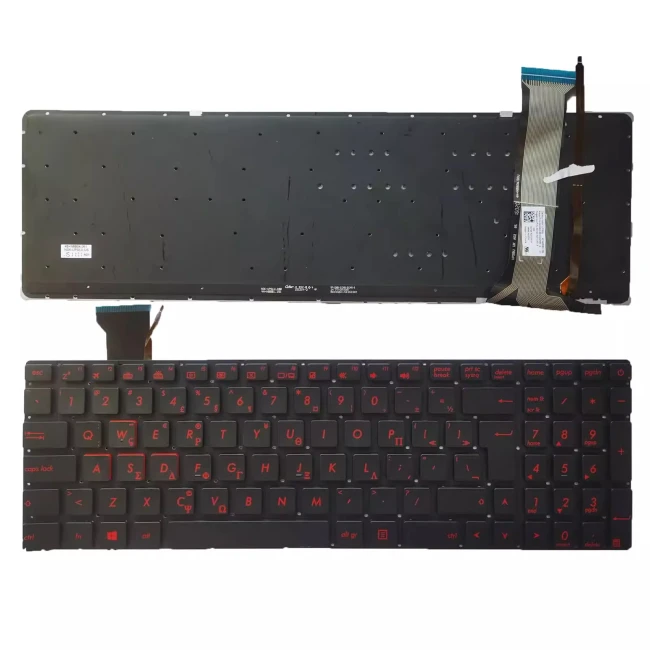 Asus ROG GL551 GL551JM GL551JM-DE71 GL551JW backlit Greek GK keyboard - main product image