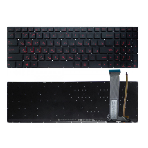 Asus ROG GL752VW GL752VW GL552 GL552JX GL552VW GL552VX backlit Russian RU keyboard - main product image