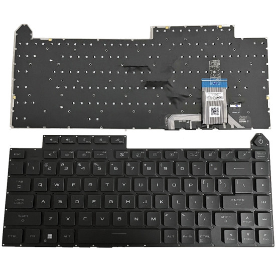 Asus ROG Strix G16 G614, G614J, ROG Strix Scar 16 G634, G634J, RGB backlit US keyboard per-key - main product image