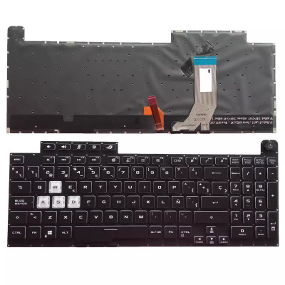 Asus ROG Strix G731GT G731GU G731GV G731GW backlit Spanish SP keyboard