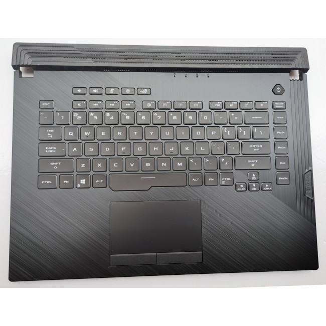 Asus ROG Strix GL531 G531 8pin backlit US keyboard palmrest black 8pin-touchpad - main product image