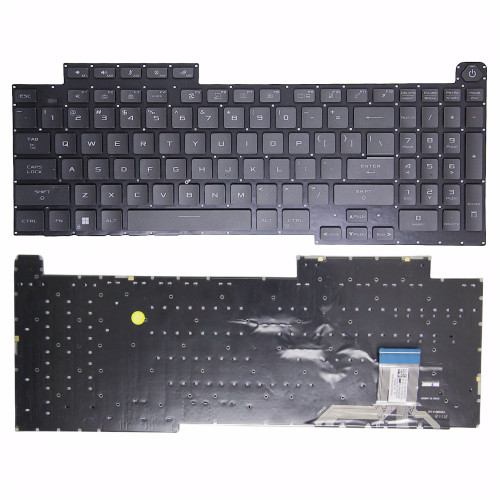 Asus ROG Strix SCAR 17 SE G733CW, G733CX, Strix SCAR 17 X3D G733PYV, G733PZV, RGB backlit US keyboard - main product image