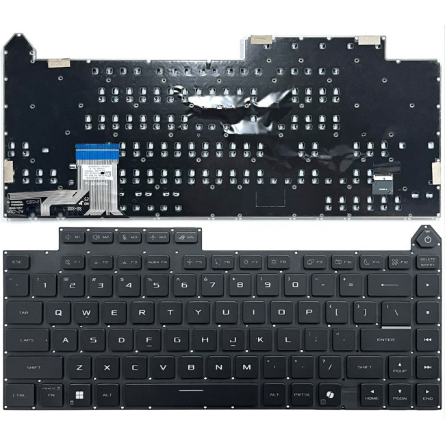 Asus ROG Strix Scar 16 G635LR, G615, G635, 2025 per-key RGB backlit US keyboard - main product image
