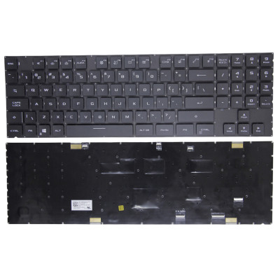 Asus ROG Strix Scar 17 G733Q, G733QM, G733QR, G733QS, G733QSA, per-key RGB backlit US keyboard small shift